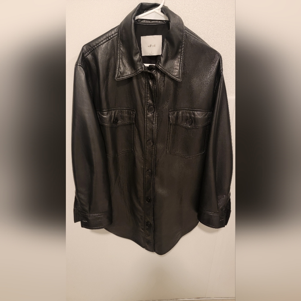 Wilfred The Ganna Shirt Jacket, Black, Medium